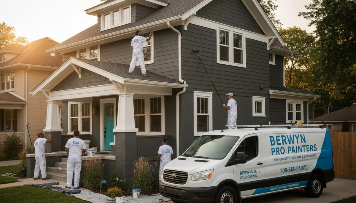 Professional house painters serving Chicago IL homes with expert exterior and interior painting services