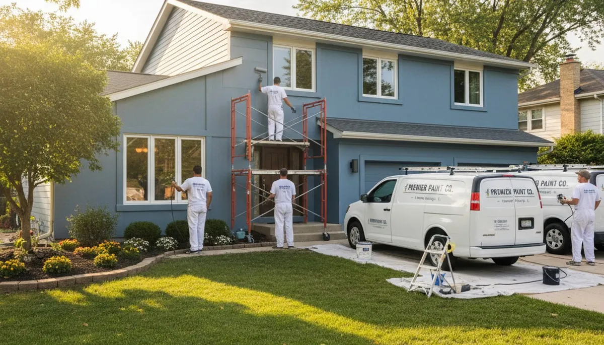 Chicago, IL house painters providing professional interior and exterior painting services