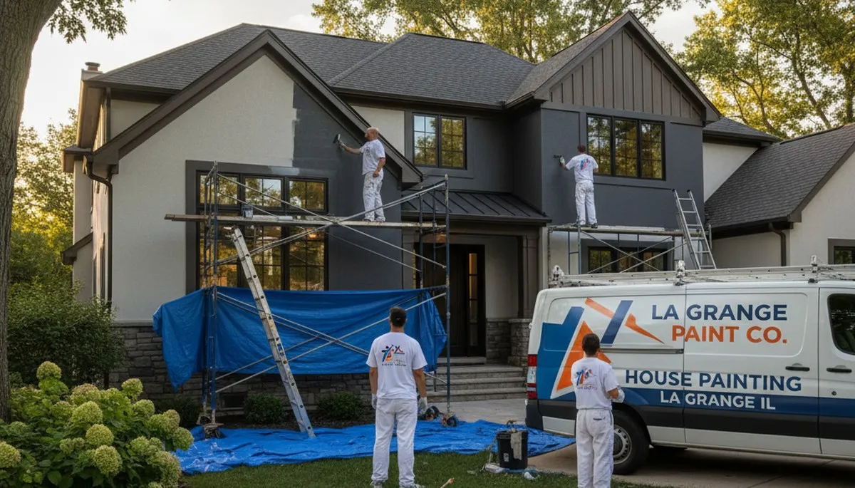 Professional house painters providing exterior home painting services in Chicago IL