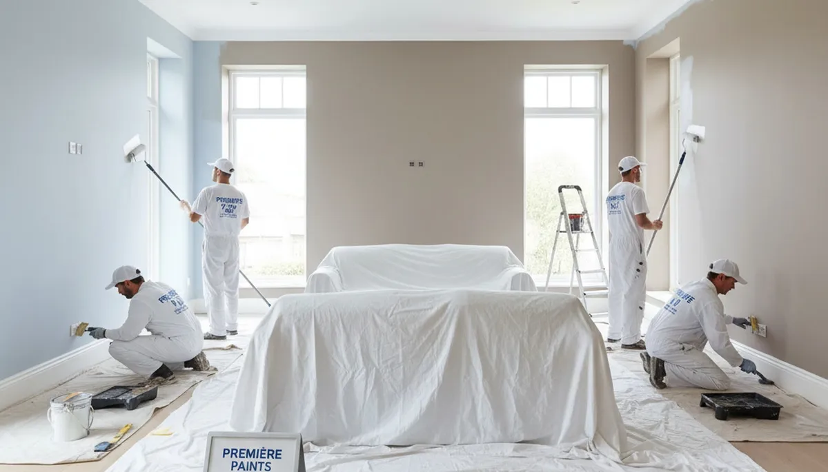 Professional interior house painting in Chicago IL by experienced painters for flawless wall finishes